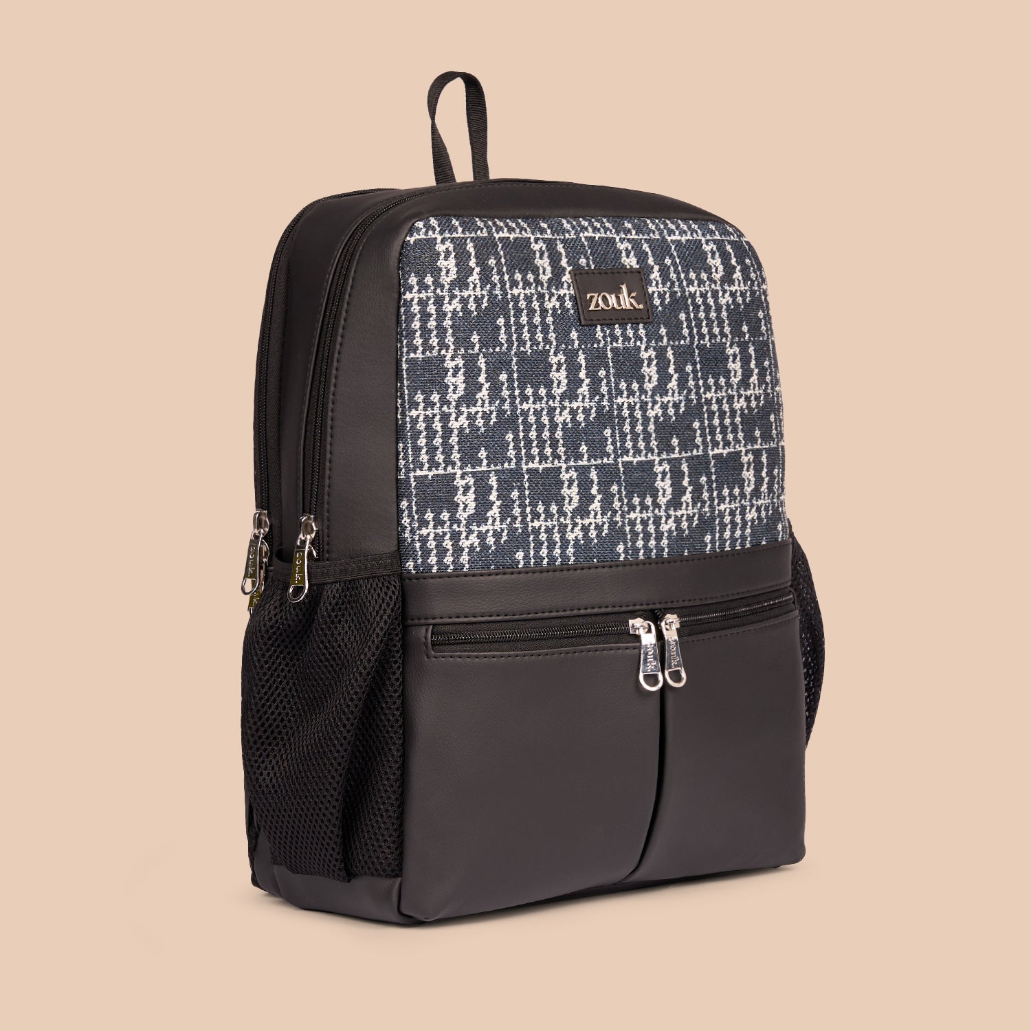 Madras Monochrome Men's Office Backpack