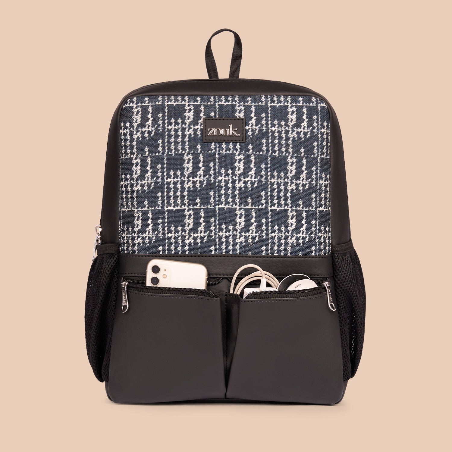 Madras Monochrome Men's Office Backpack