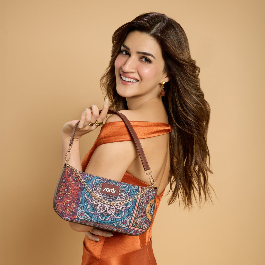 Multicolor Mandala Print Baguette