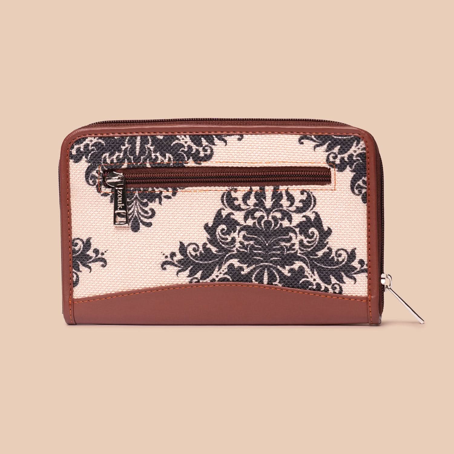 Mughal Motif - Women's Work Bag & Chain Wallet Combo