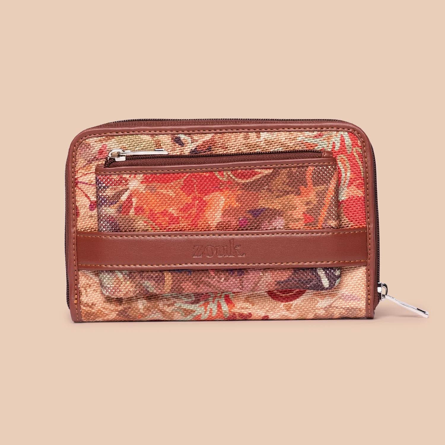 Paisley Print & FloLov - Women's Office Bag & Classic Zipper Wallet Combo