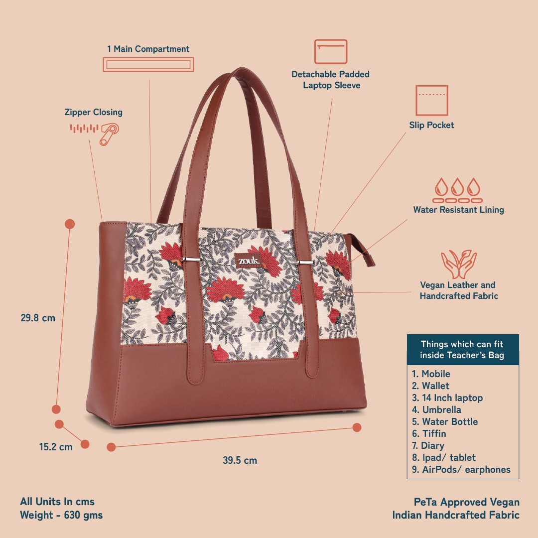 Zouk Nawabi Couture Maya Multitasker Tote Bag