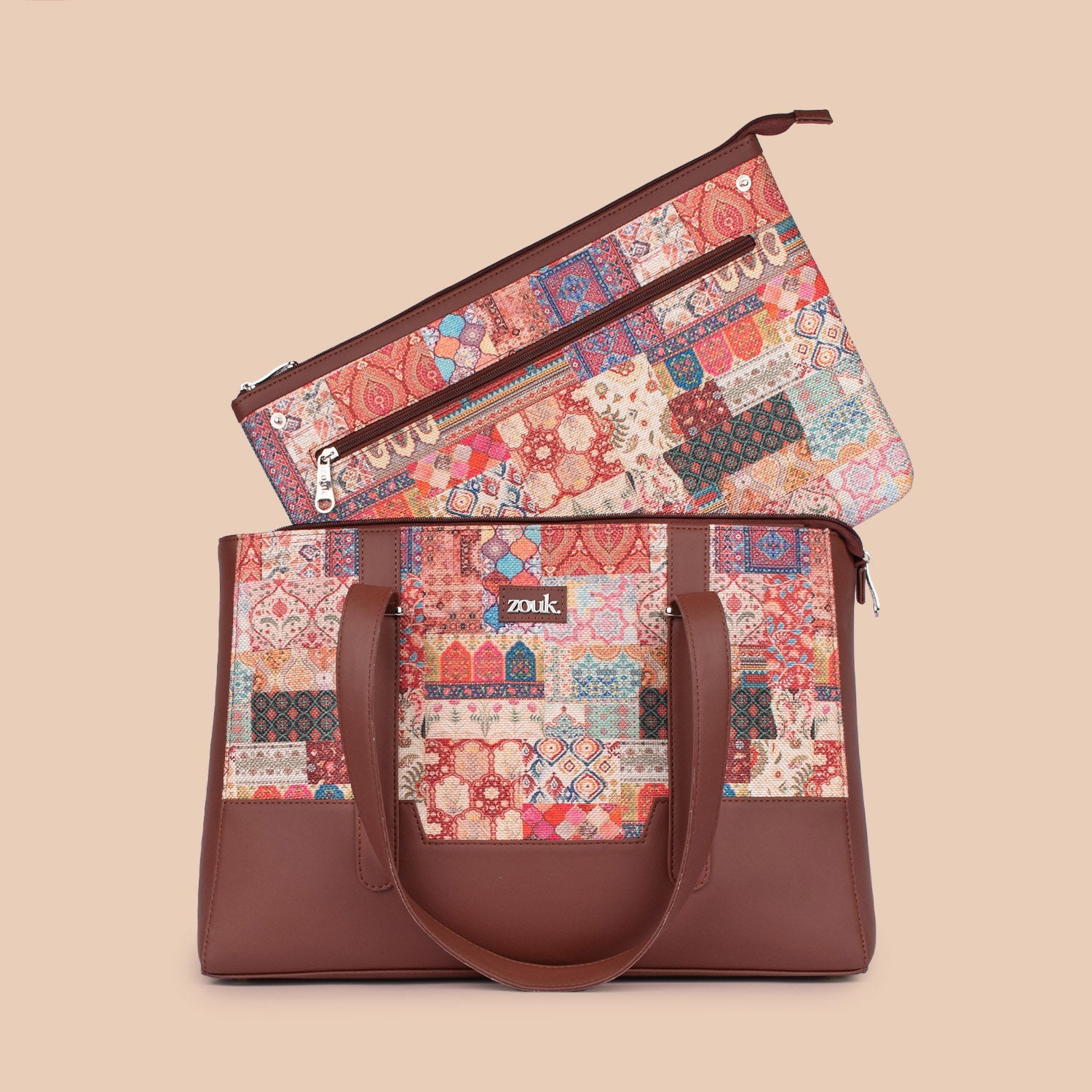 ZIP-Zouk Kutch Gamthi Maya Multitasker Tote Bag