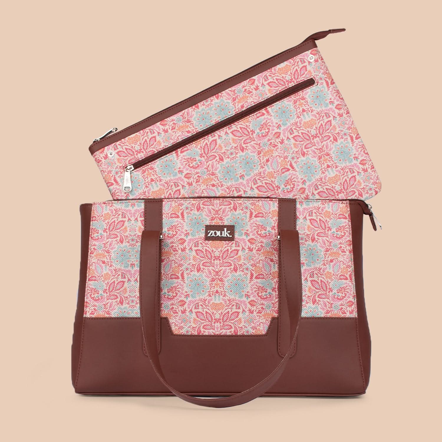 Zouk Mangalore Blossoms Maya Multitasker Tote Bag