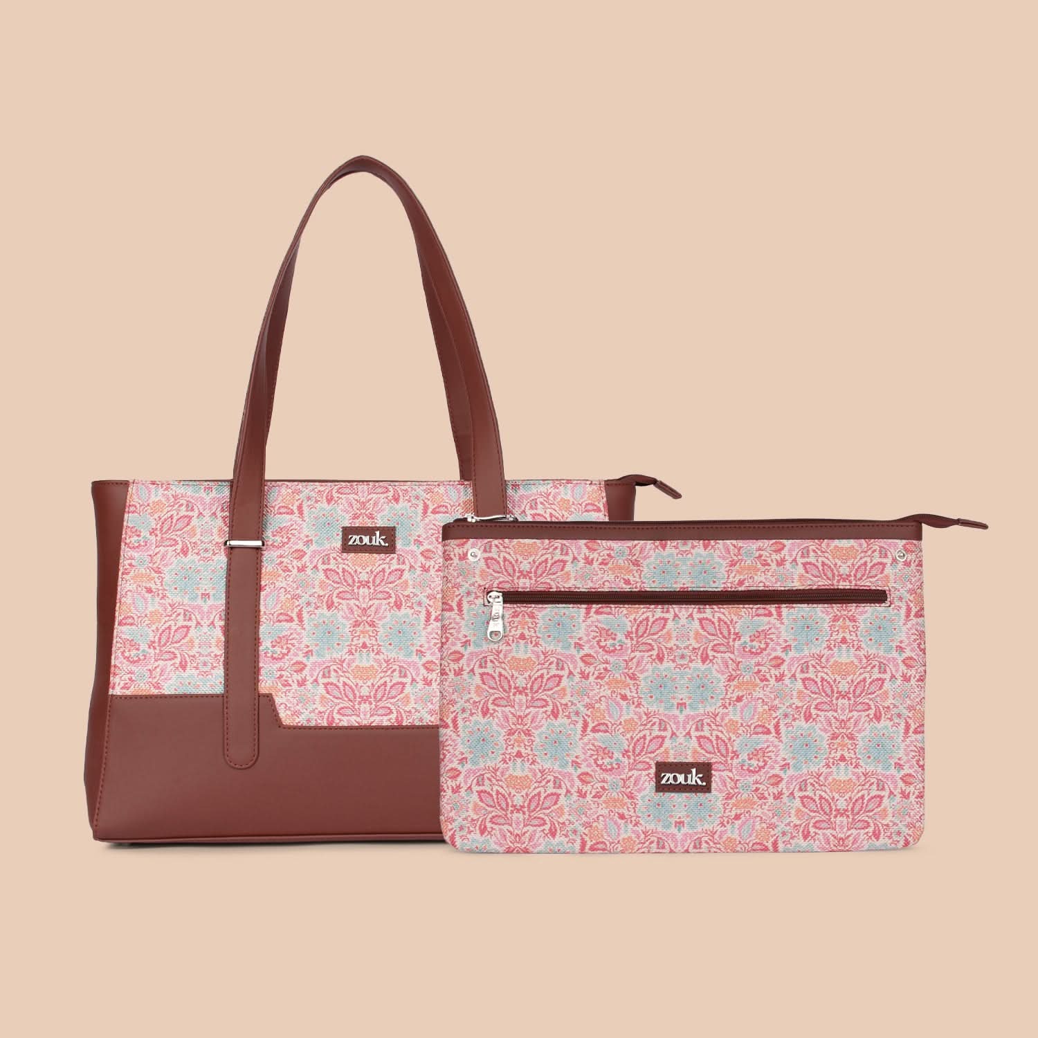 Zouk Mangalore Blossoms Maya Multitasker Tote Bag