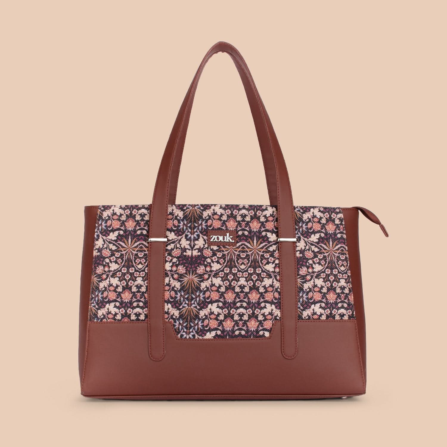 Zouk Kashmir Blooms Maya Multitasker Tote Bag