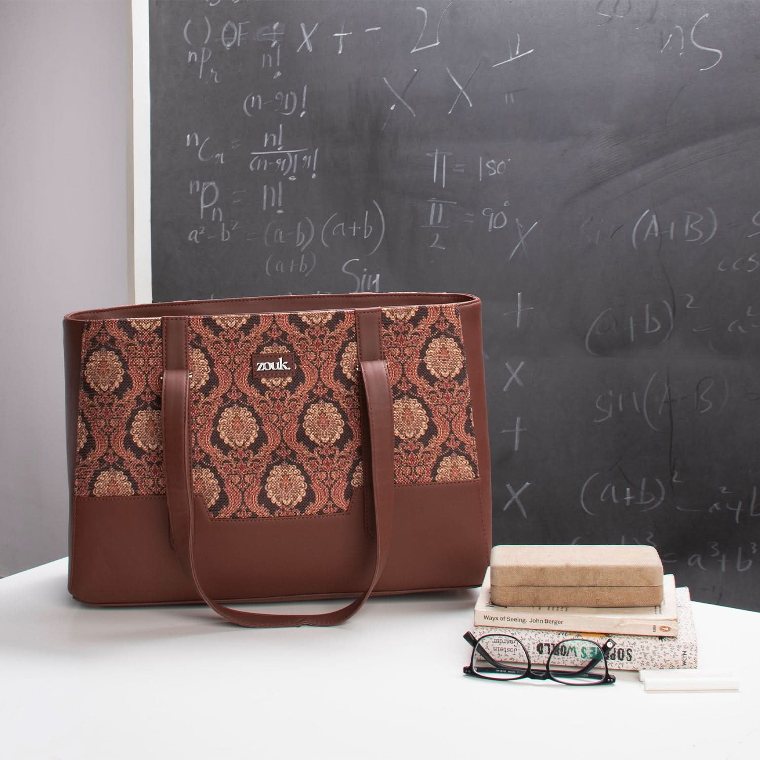 Zouk Jodhpur Damask Maya Multitasker Tote Bag