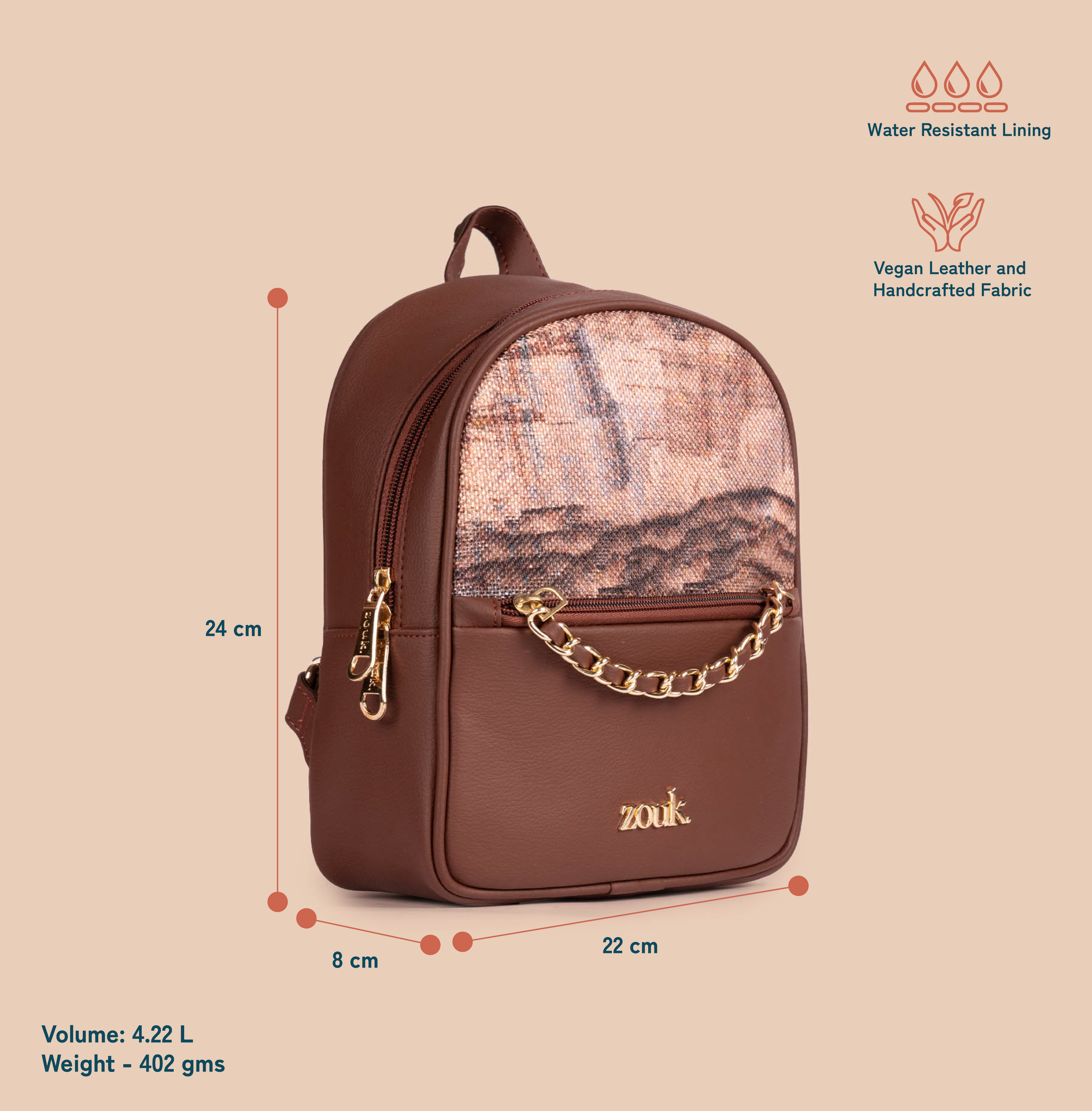 Mayra Mini-Daypack - Ladakh Impasto