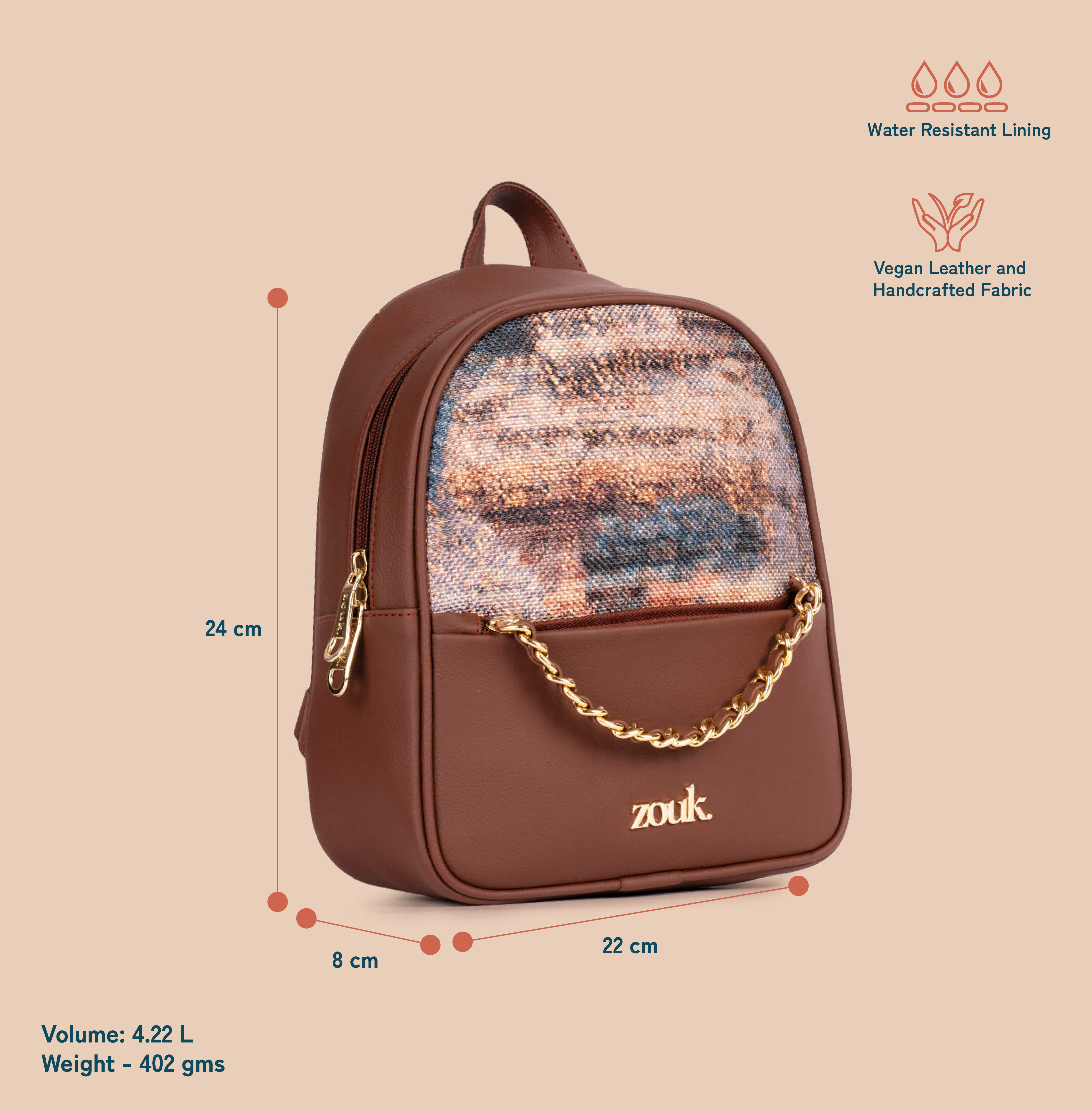 ZIP-Mayra Mini-Daypack - Triund Baroque