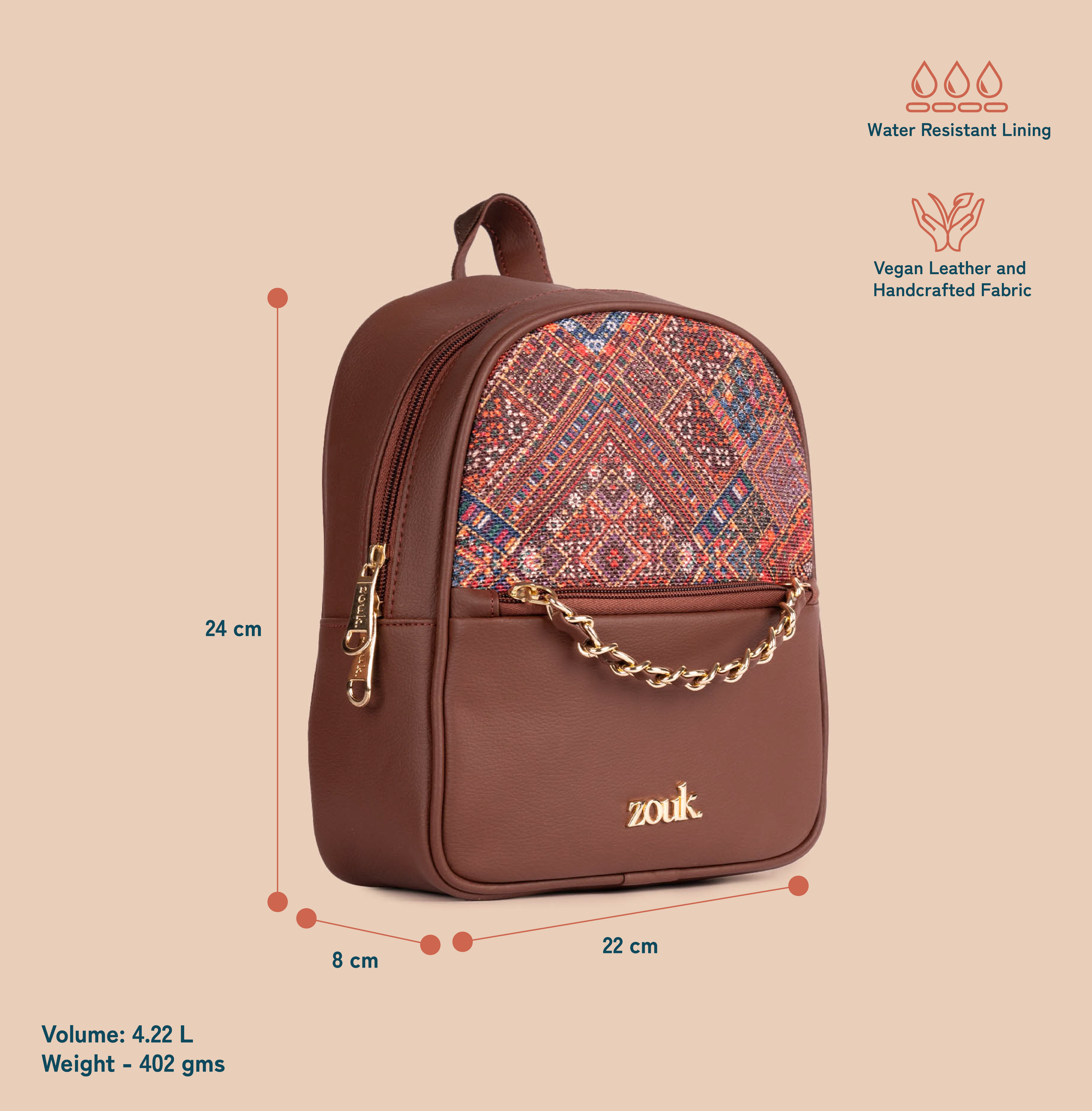 Mayra Mini-Daypack - Bhuj Rabari