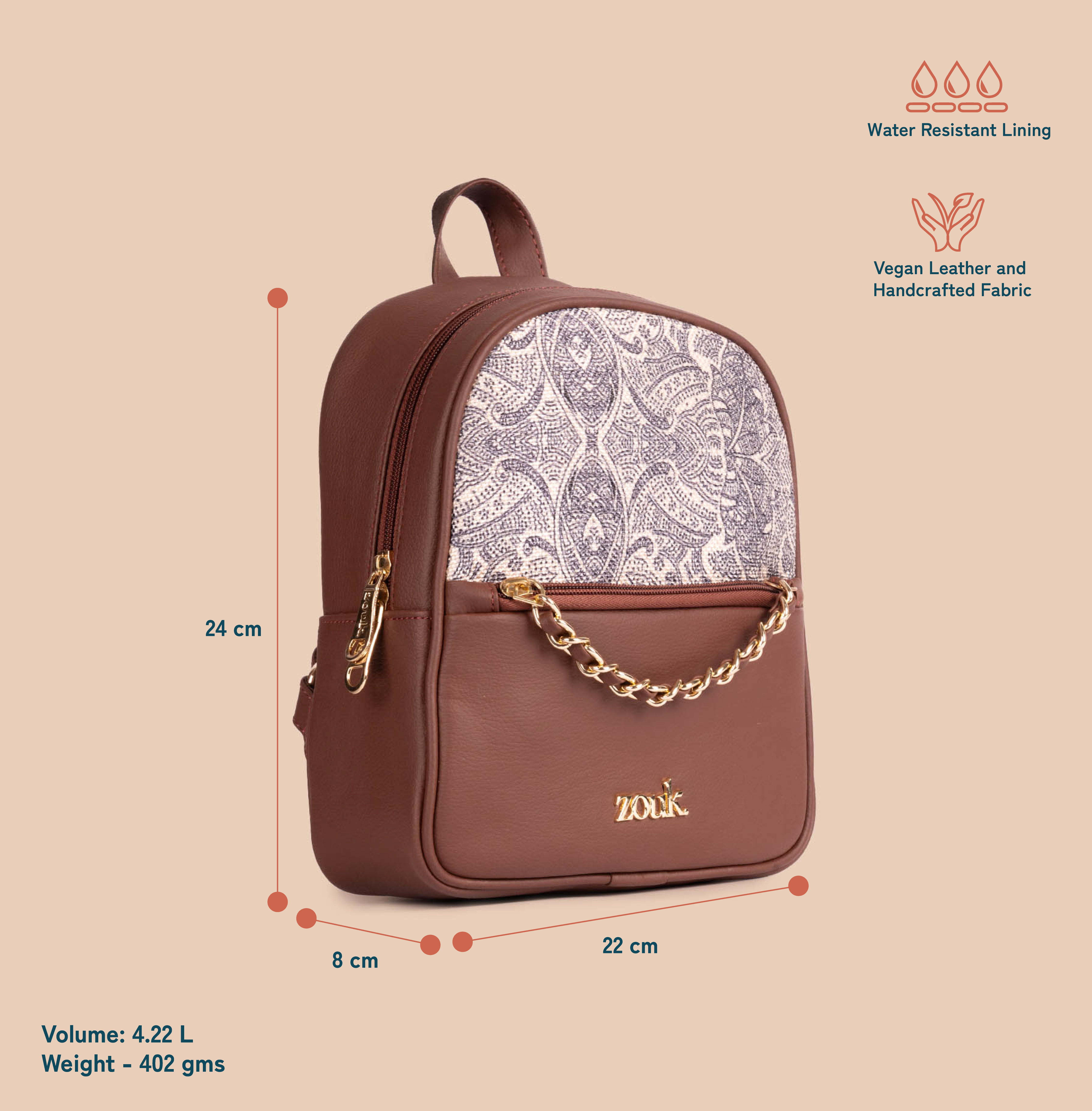 ZIP-Mayra Mini-Daypack - Colaba Shirin