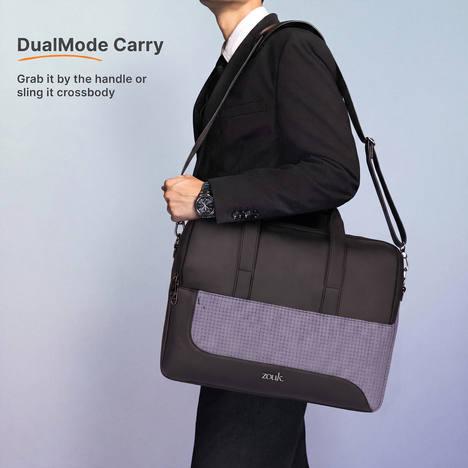 Bokaro Forge Office Laptop Bag (Black)