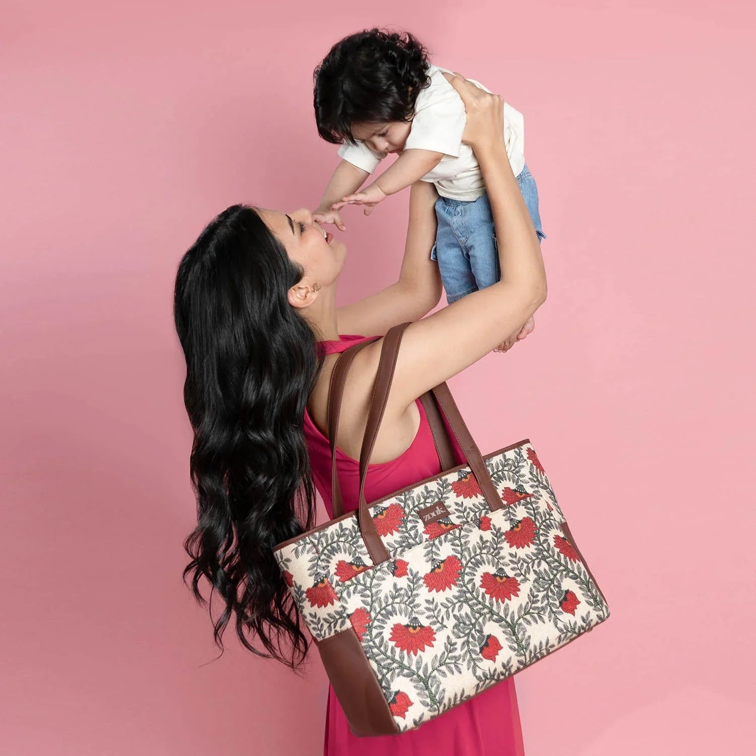 ZIP-Nawabi Couture Diaper Bag