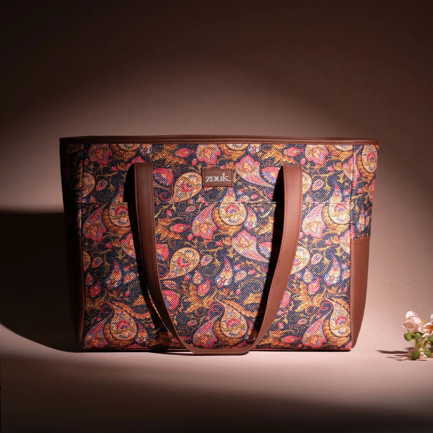 Paisley Print Diaper Bag