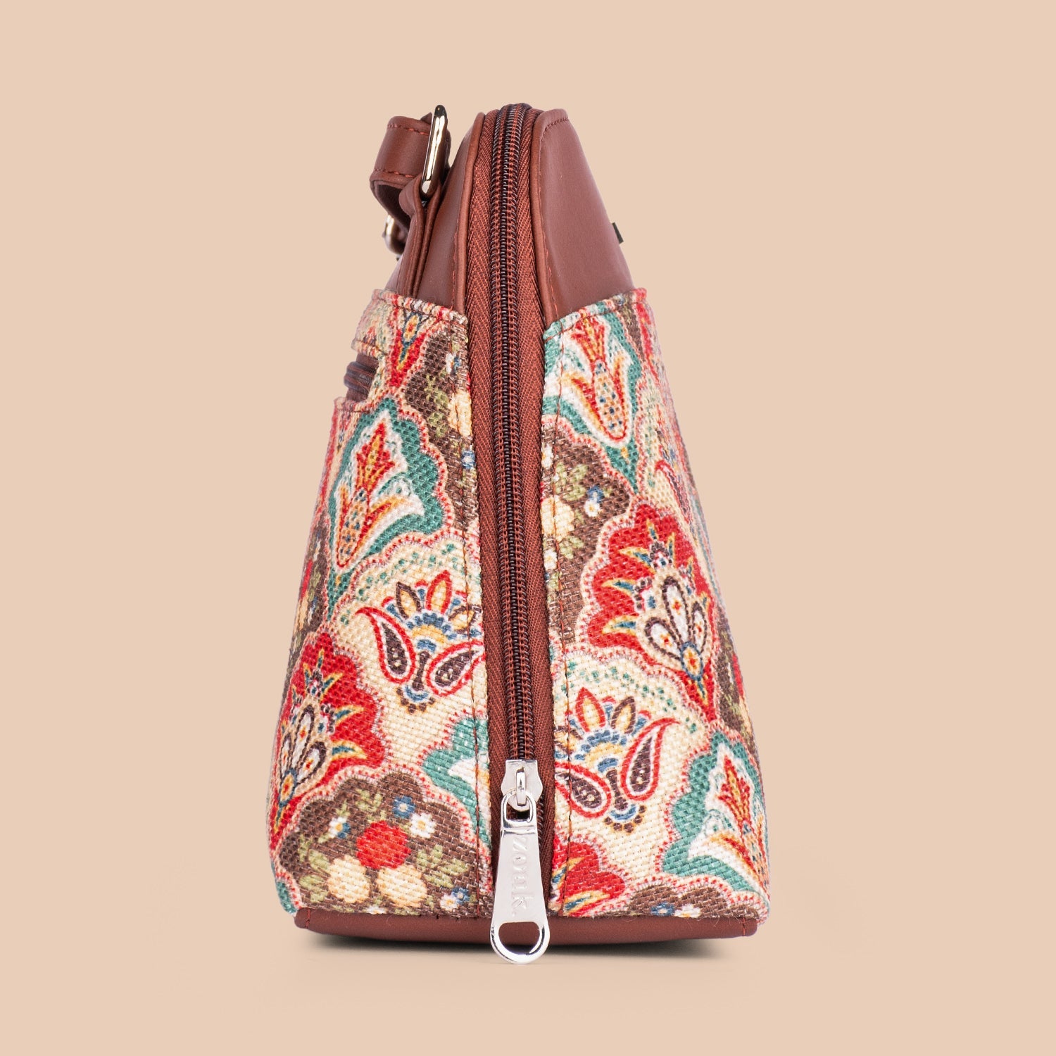 ZIP-Mughal Art Multicolor OOO Sling Bag