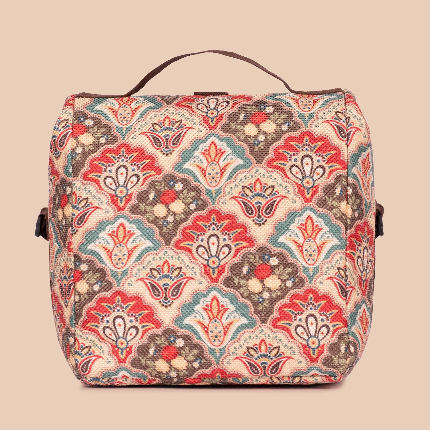 Mughal Art Multicolor Roll Up Lunch Bag