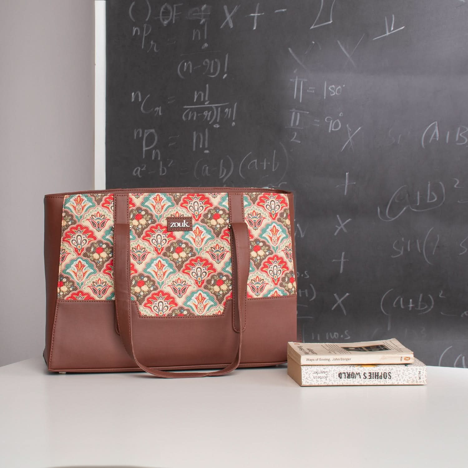 Zouk Mughal Art Multicolor Maya Multitasker Tote Bag