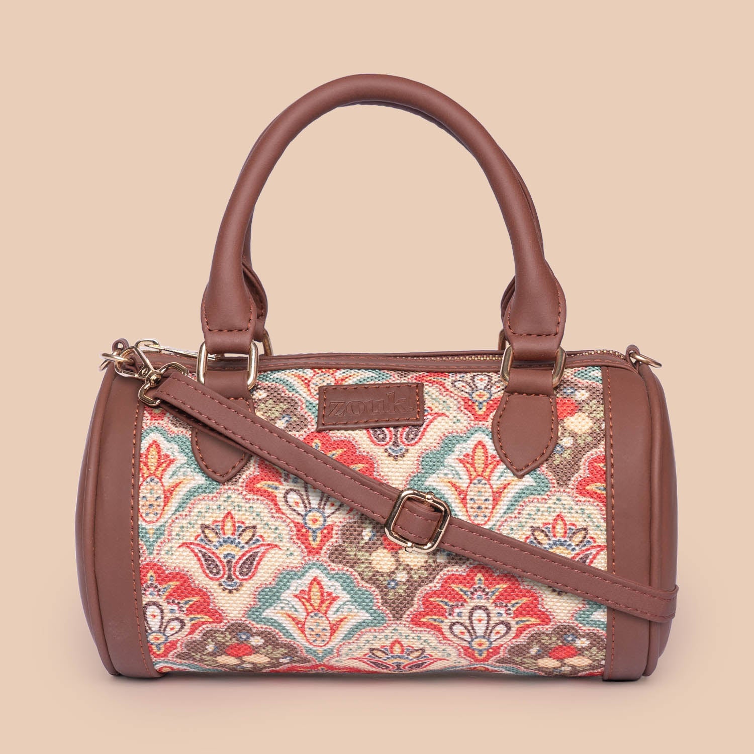 Mughal Art Multicolor Statement Satchel (Small)