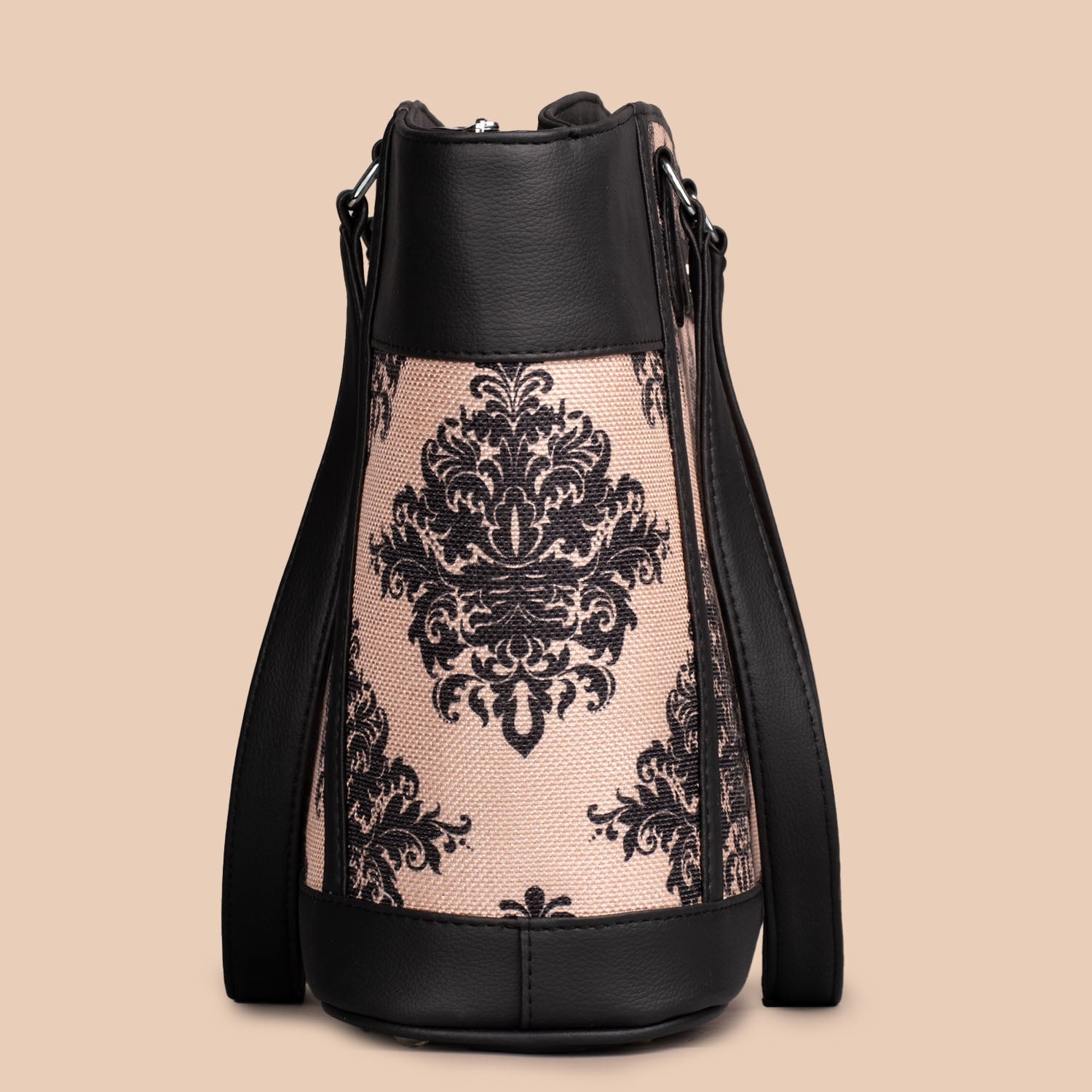 ZIP-Mughal Motif Classic Commute Office Bag