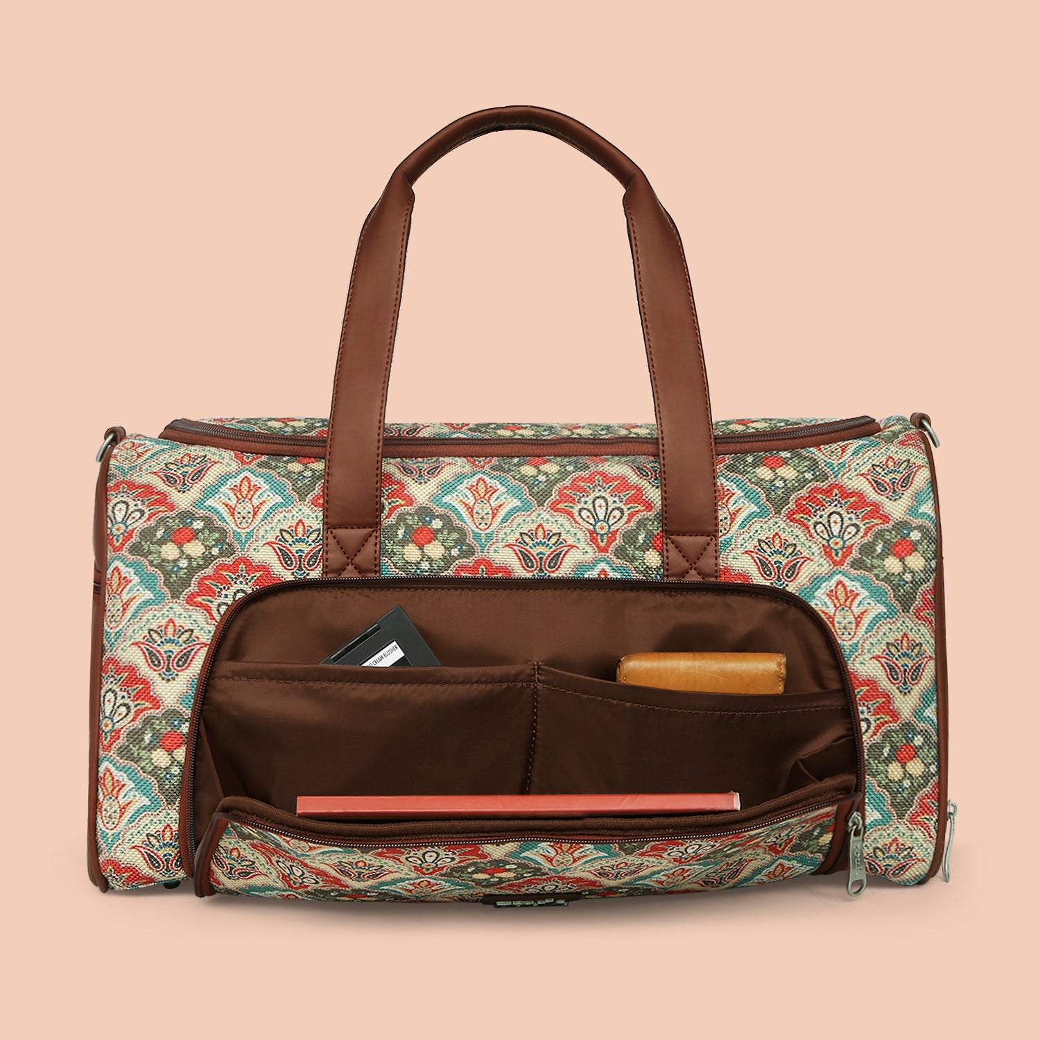 Mughal Art Multicolor Weekender Duffle Bag