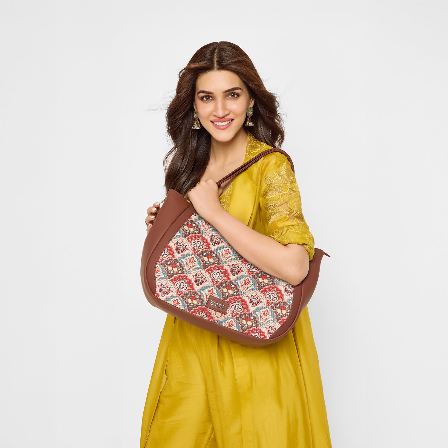 Mughal Art Multicolor Luna Handbag