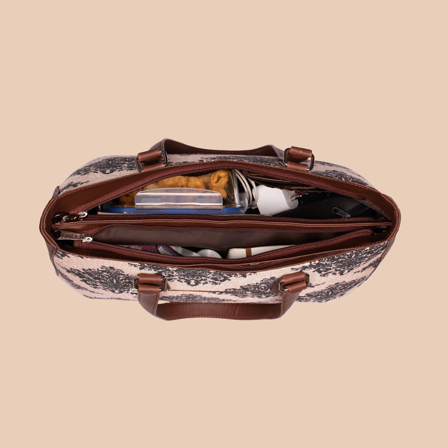 Mughal Motif Getaway Handbag