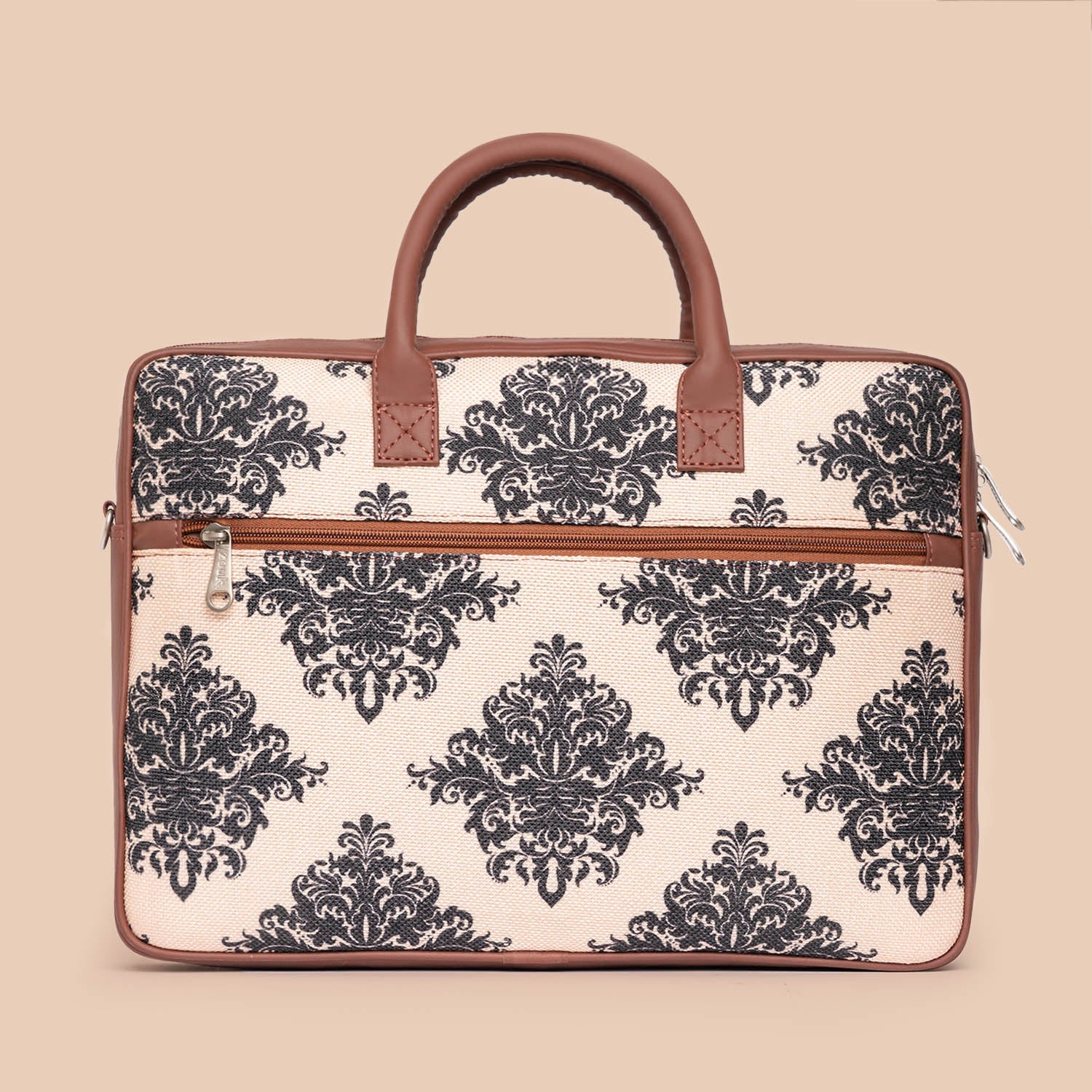 ZIP-Mughal Motif Laptop Bag