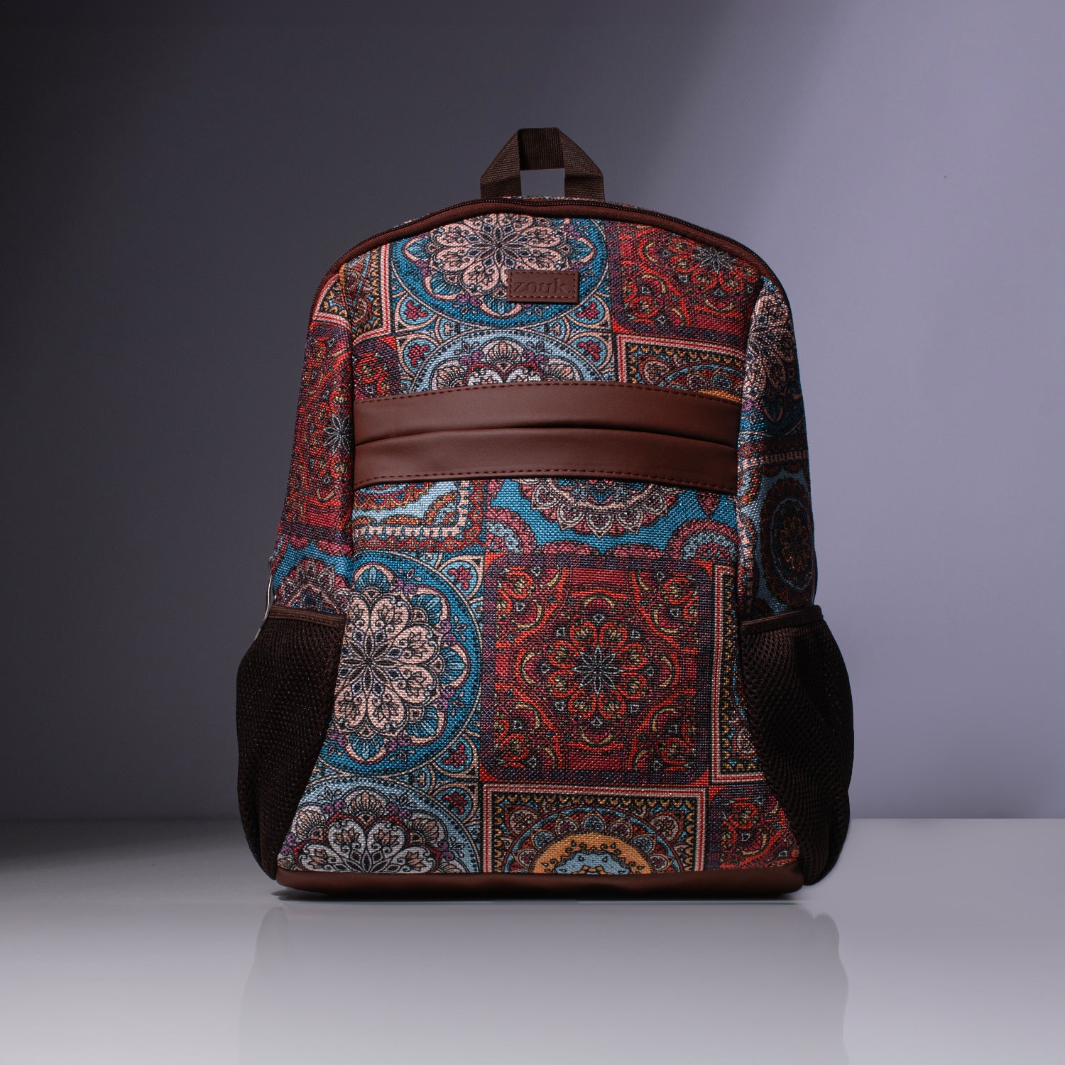 Multicolor Mandala Print Classic Backpack