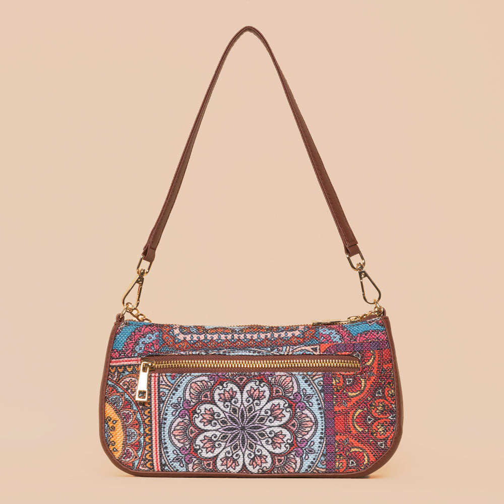 Multicolor Mandala Print Baguette