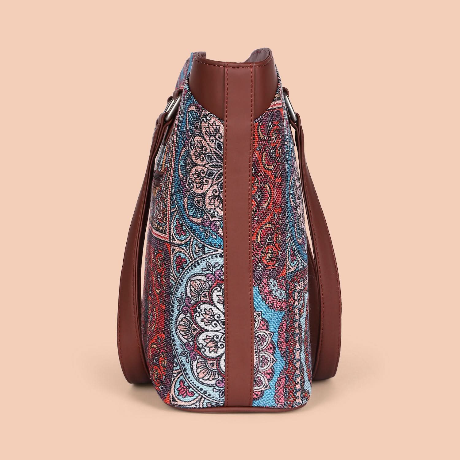 Multicolor Mandala Print Classic Travel Tote