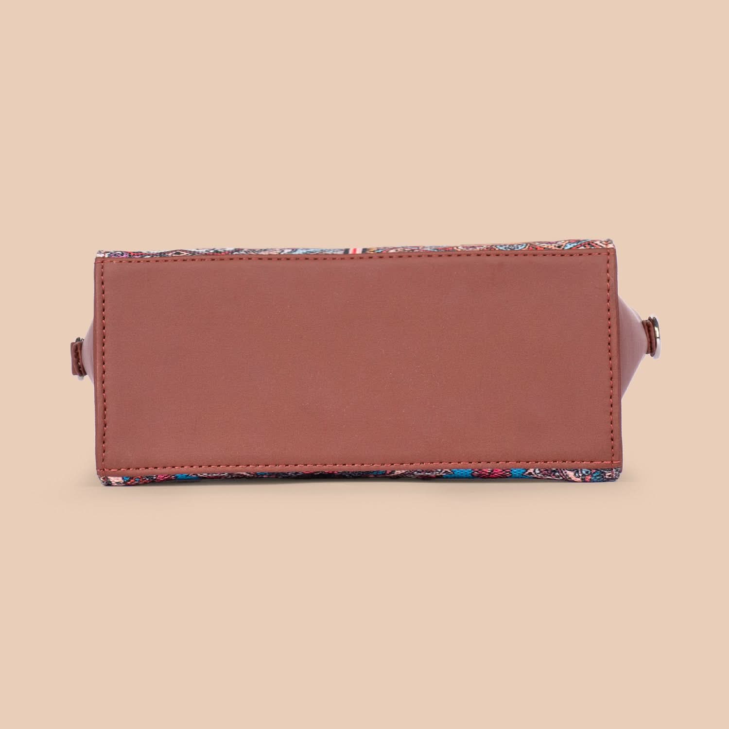 Multicolor Mandala Print Statement Sling Bag