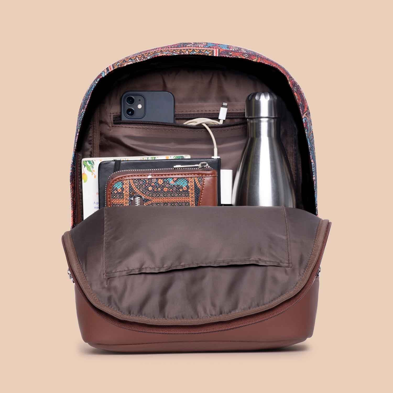 Multicolor Mandala Print Dome Daypack