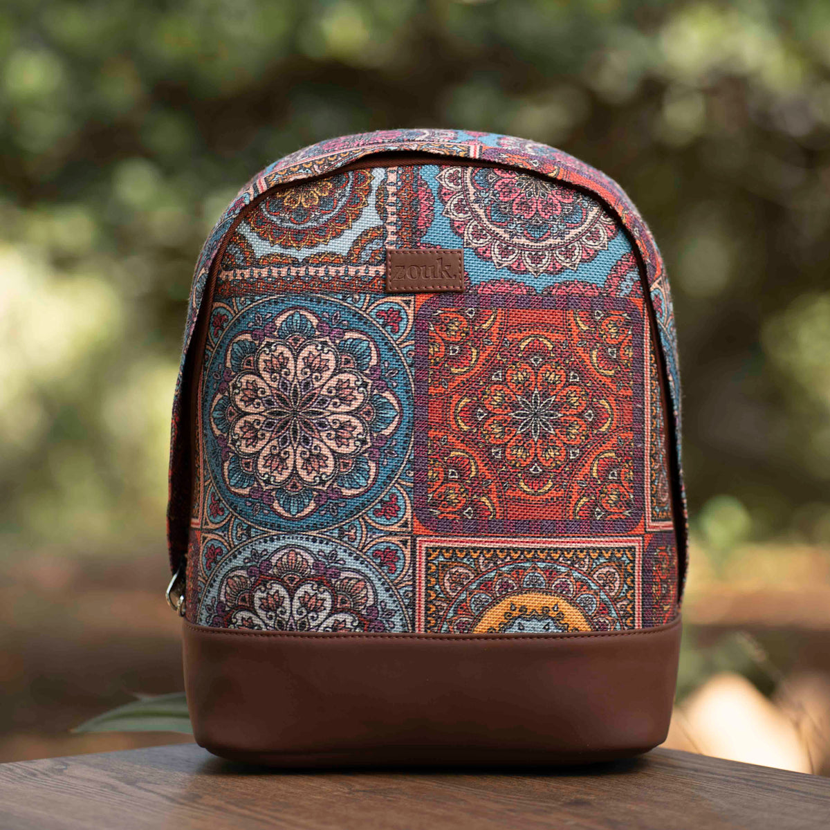 #color_multicolor mandala print