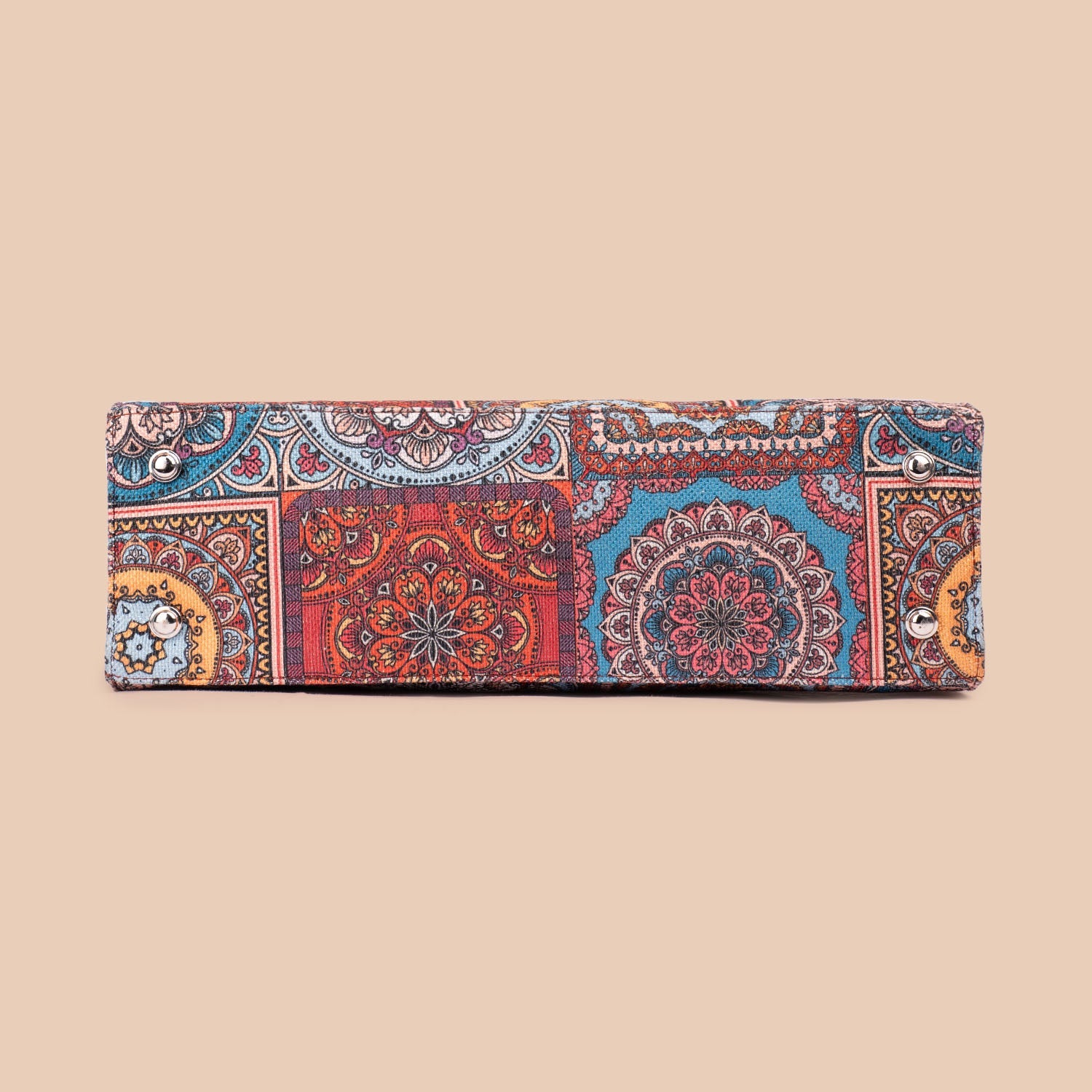Multicolor Mandala Print Office Essential Bag