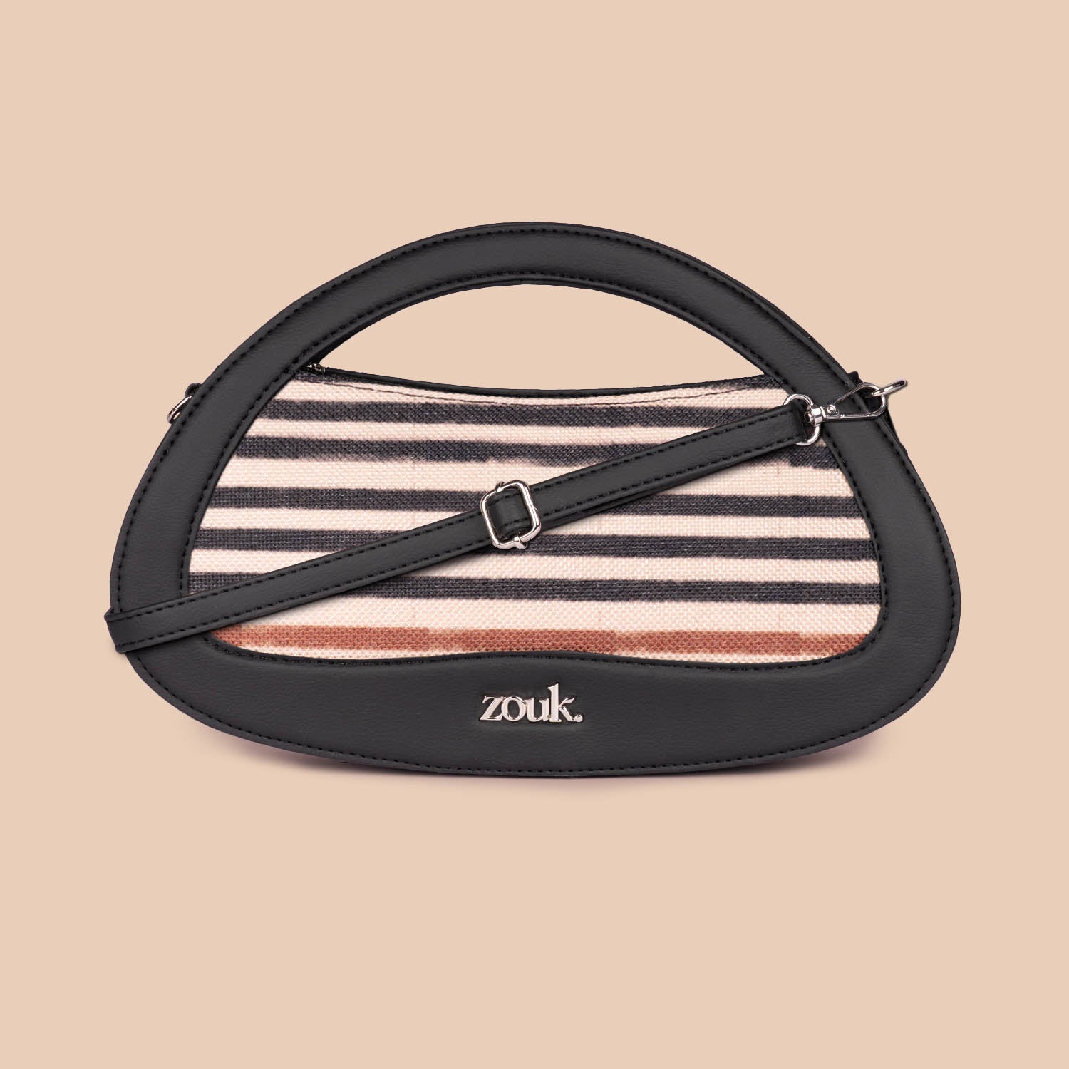 Nadia Sling Bag - Qutub Stripes
