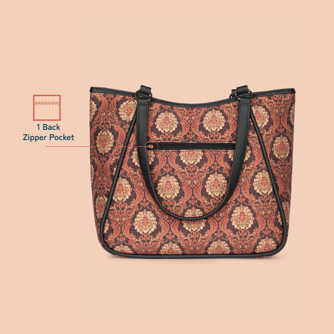 Rhea Kapoor Naisha Tote Bag - Jodhpur Damask