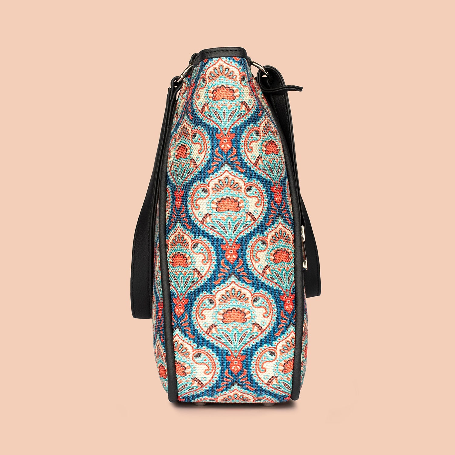 ZIP-Rhea Kapoor Naisha Tote Bag - Kovil Blue