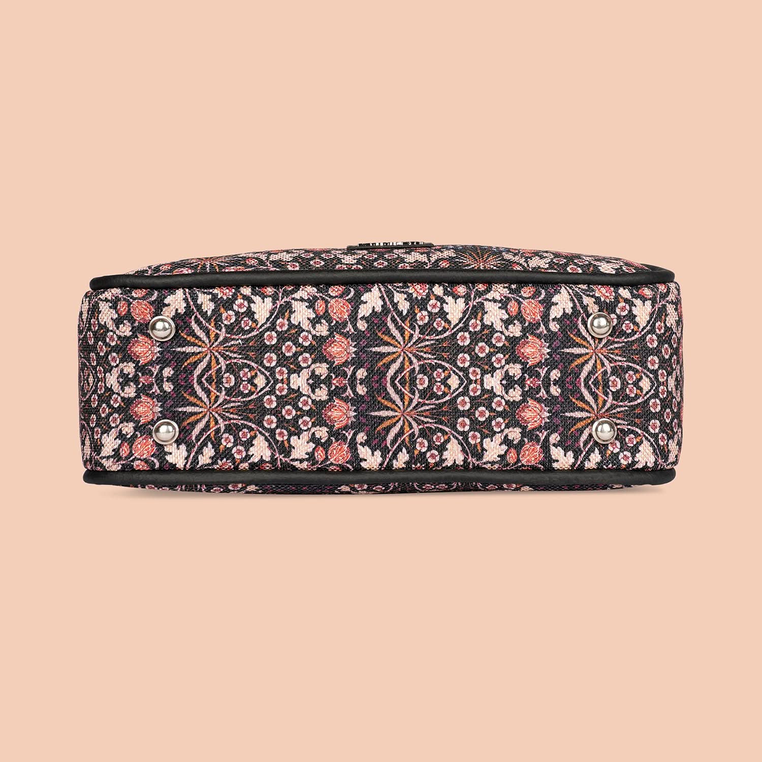 Rhea Kapoor Naisha Tote Bag - Kashmir Blooms