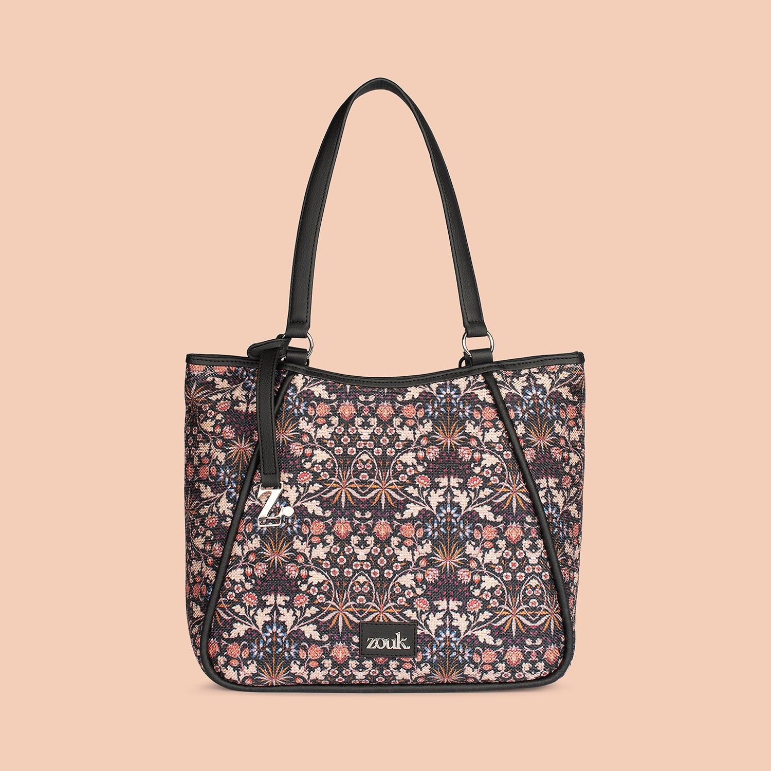 Rhea Kapoor Naisha Tote Bag - Kashmir Blooms