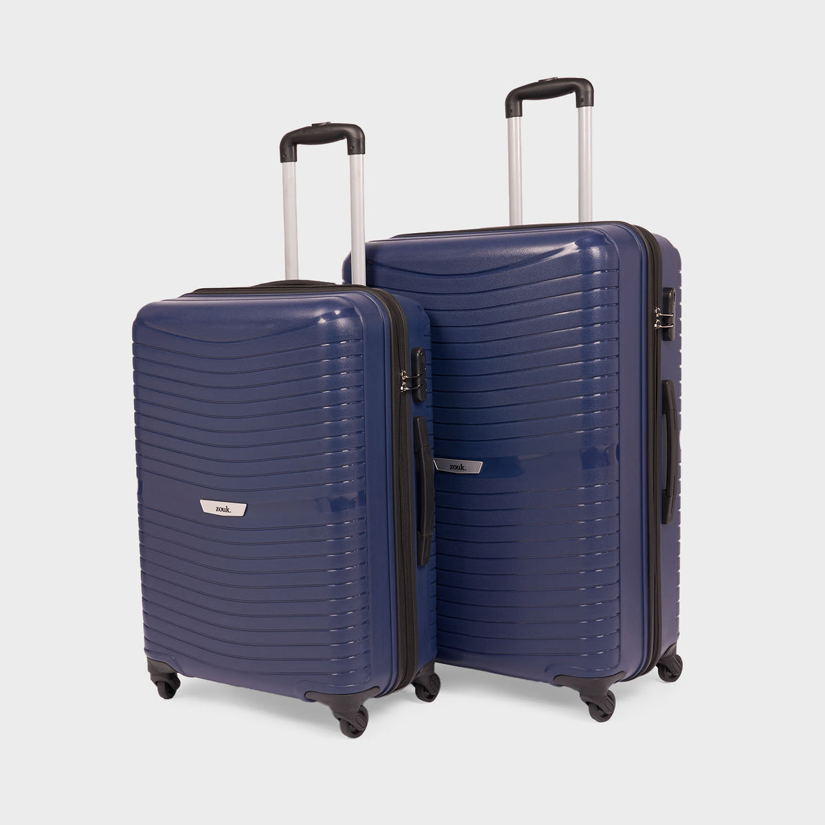 Navy Zoya Trolley Bag Combo (Medium & Large)