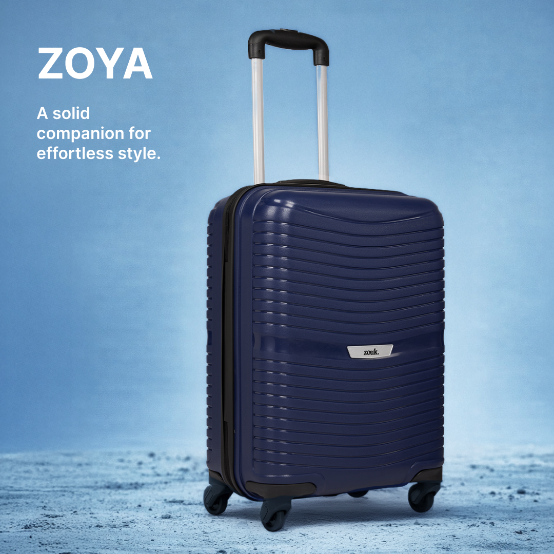 Navy Zoya Trolley Bag (Medium)