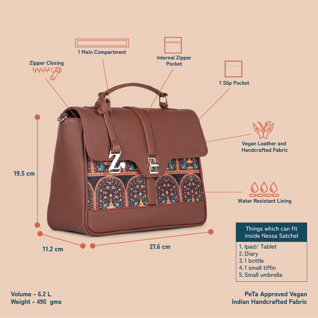 Kriti Sanon - Royal Indian Peacock Motif Nessa Satchel