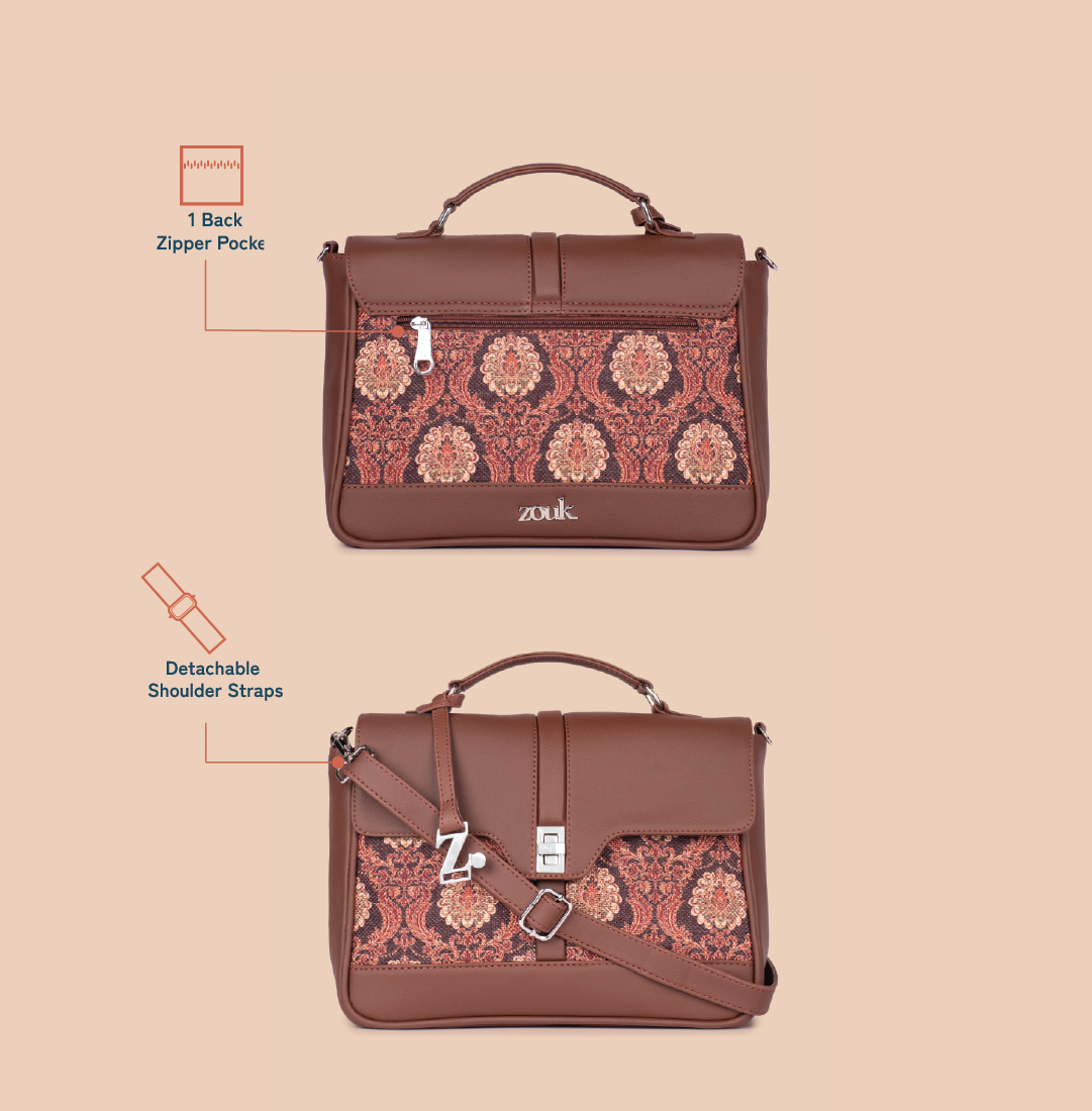 Kriti Sanon - Jodhpur Damask Nessa Satchel