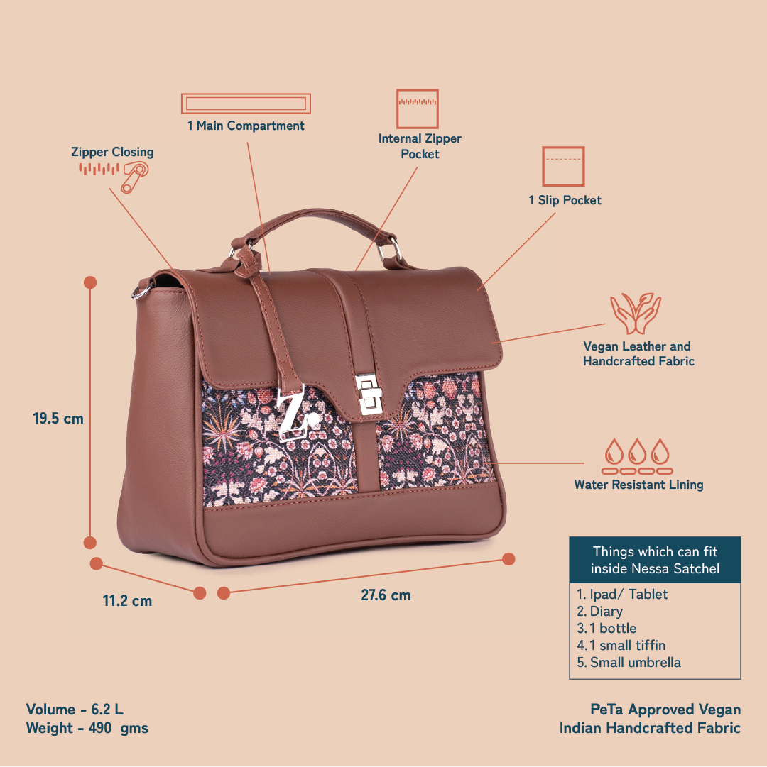 Kriti Sanon - Kashmir Blooms Nessa Satchel