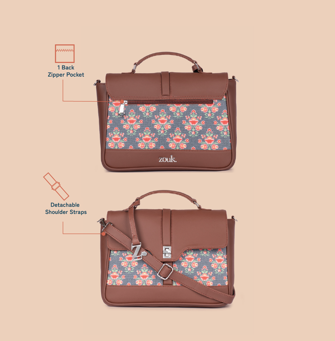 Kriti Sanon - Mughal Garden Print Nessa Satchel