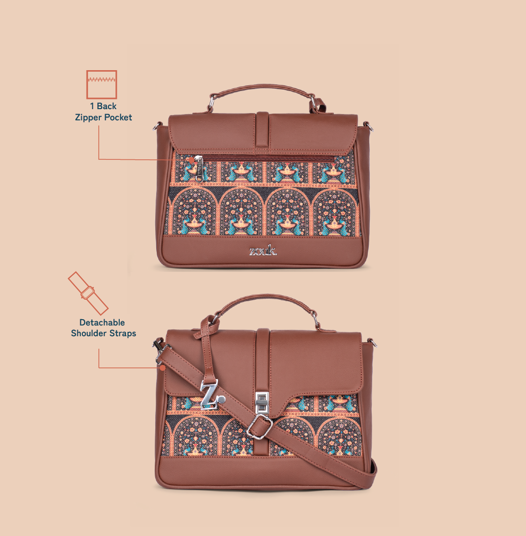 Kriti Sanon - Royal Indian Peacock Motif Nessa Satchel