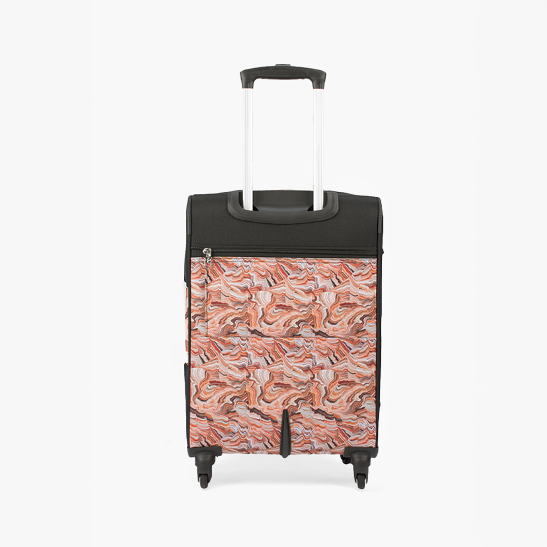 ZIP-Nicobar Coral Saira Trolley Bag - Black