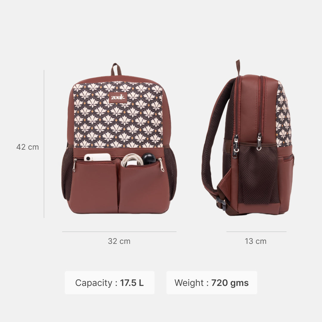 Bidri Kaiser Office Backpack (Brown)