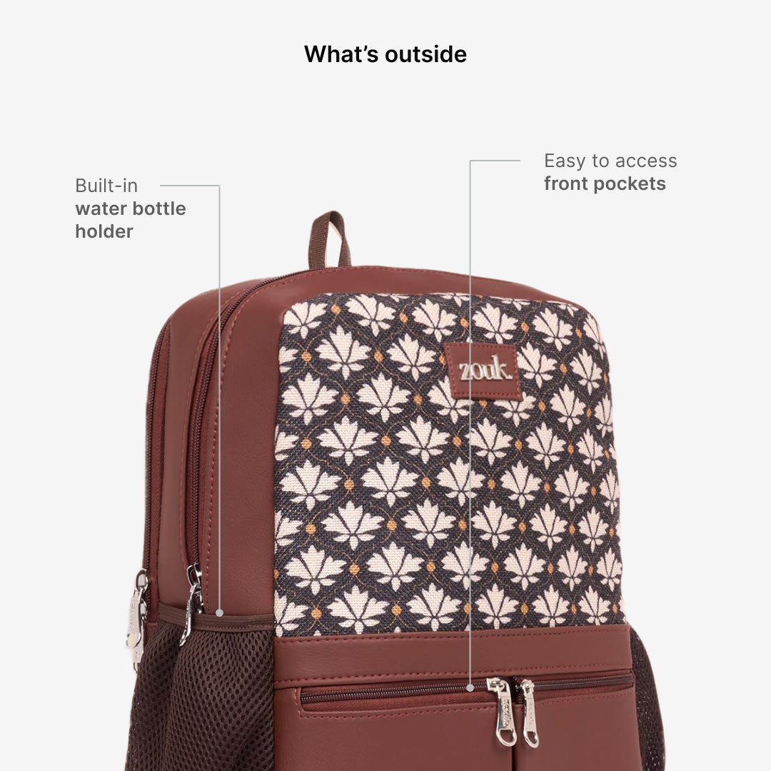 Bidri Kaiser Office Backpack (Brown)
