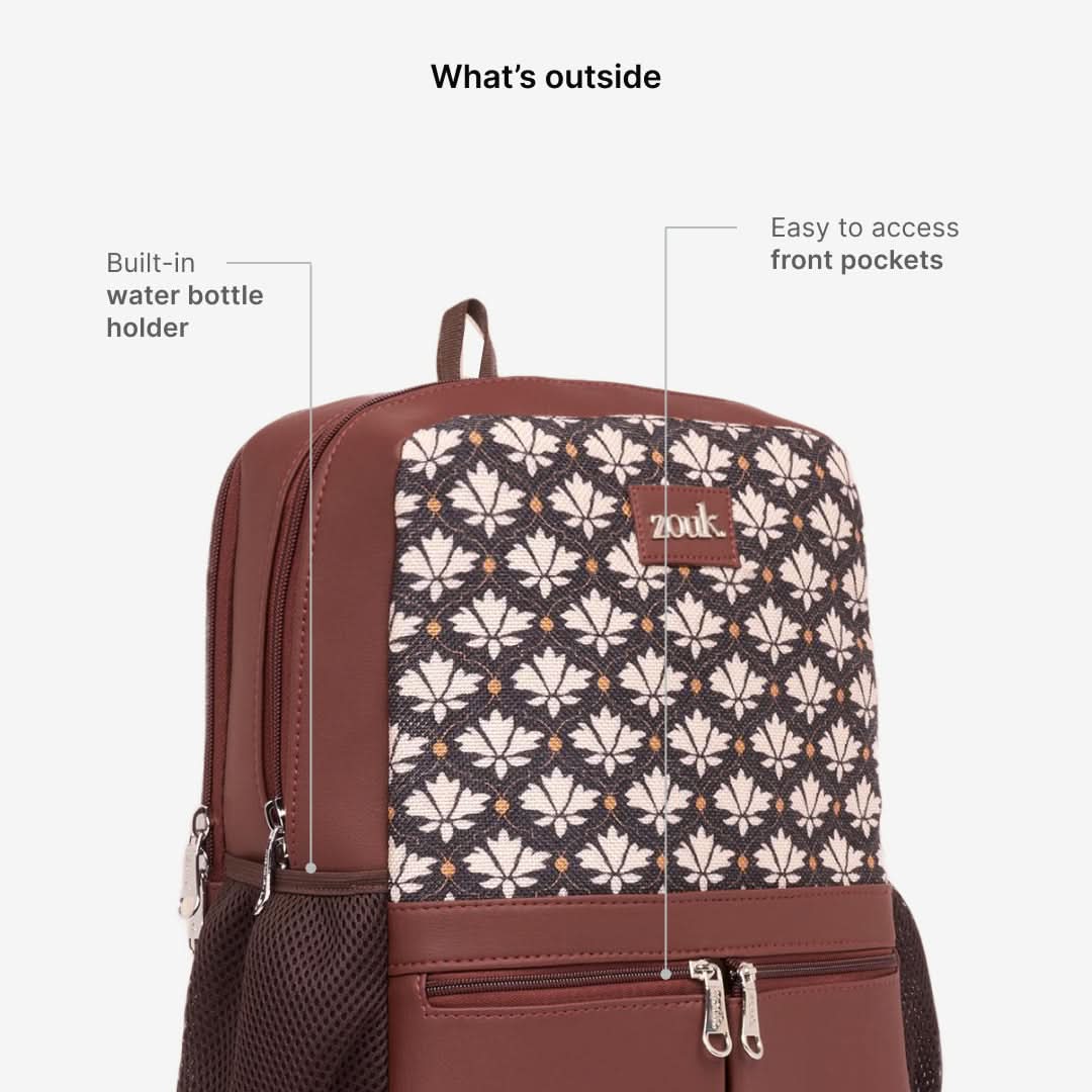 Bidri Kaiser Office Backpack (Brown)